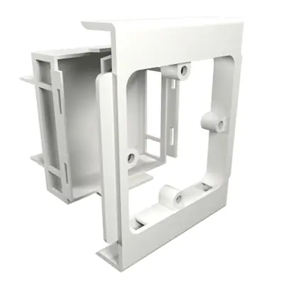 Read more on Marshall Tufflex CT70BB1WH | 100mm Maxi Trunking 1 Gang PVC-U Back Box Assembly, White