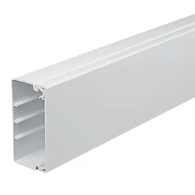 Read more on Marshall Tufflex MTRS100 50WH | 100mm x 50mm x 3m PVC Maxi Trunking, White