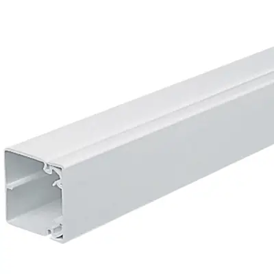 Read more on Marshall Tufflex MTRS50WH | 50mm x 50mm x 3m PVC Maxi Trunking, White