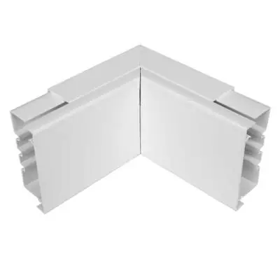 Read more on Marshall Tufflex TOAS75WH | 75x75mm Maxi Trunking Fabricated 90 Degree External Bend, White