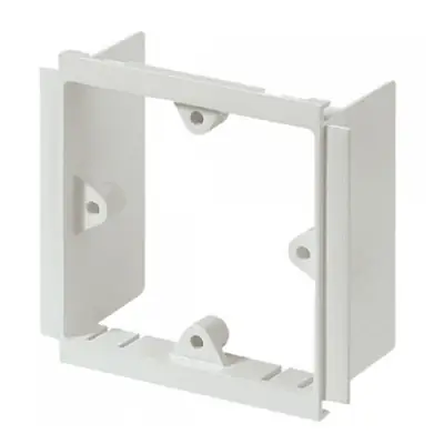 23678-2 MK VP131WHI | Prestige 3D 1 Gang Back Box Mounting Frame, White