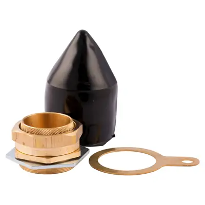 Read more on SWA PBW63SLSF-PK | 63mm S LSF Indoor Brass Cable Gland Pack with 2x Gland, Steel Locknut, Earth Tag and Shroud