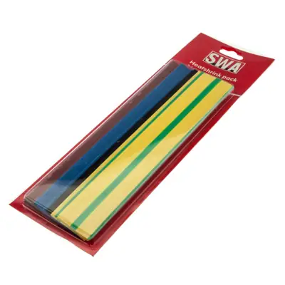 SWA SP12EU 12.8mm Coloured Heat Shrink Sleeving Pack