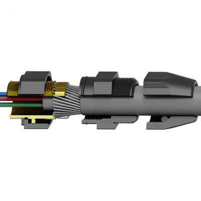 SWA STORM25 | M25 25mm IP68 LSF Armoured Cable Glands, Pack of 2