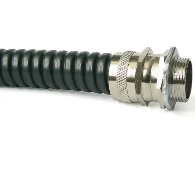 Read more on Termtech PREM32GALVPVC-25 | Flexible Conduit Galvanised Steel PVC Coated 32mmx25m
