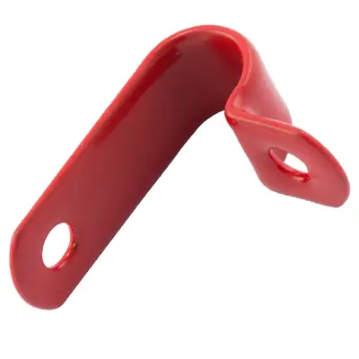 Read more on Termtech RCHL37RED | 9.1mm-10mm LSF Powder Coated Copper P Clip, Red (Pack of 100)