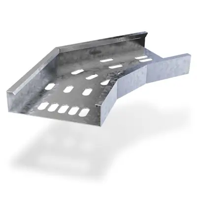 Read more on Trench MDT225HB | 45 Degree Flat Bend for 225x25mm Medium Duty Cable Tray, Pre-Galvanised