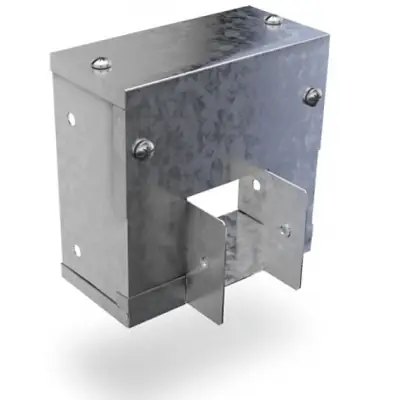Read more on Trench SA44-33RE | 100x100mm to 75x75mm Reducer for Metal Cable Trunking, Galvanised