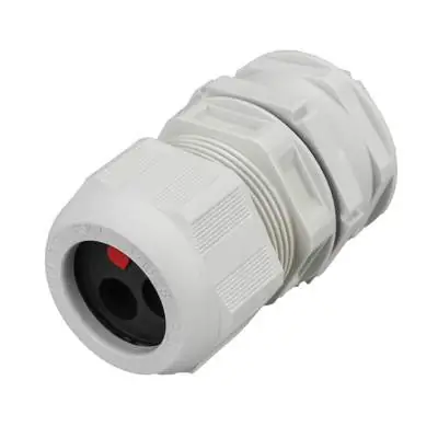 20576-2 Wiska 10106245 | Sprint M40 IP68 Tails Gland Dome Top Kit For 2 x 25mm Tails and 1 x 16mm Earth with 40-32mm Reducer, Plastic