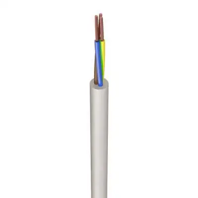 Read more on 3093Y2.5WHI | 2.5mm 3 Core PVC Round Flexible Cable, White (100m)