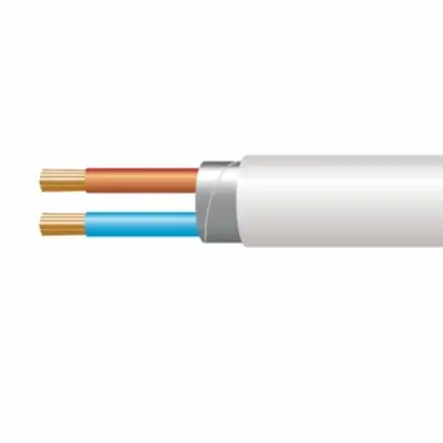 Read more on 3182Y1.5WHI | 1.5mm 2 Core PVC Round Flexible Cable, White (100m Drum)