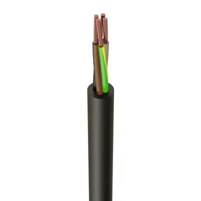 Read more on 3184Y1BLK | 1mm 4 Core PVC Round Flexible Cable, Black (100m)