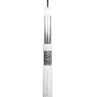 Securi-Flex SFX/100-CAI-LSZH-D-WHT-100 | Satellite Cable SFX100 Coaxial Foam Filled Dca White LSZH CAI Platinum Approved (100m)