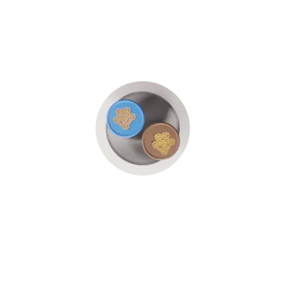Securi-Flex SFX/2182Y-2C-0.75-PVC-WHT-U-100 | Power Cable Flexible 0.75mm 2 Core PVC White (100m)