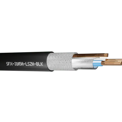 Read more on Securi-Flex SFX/3105A-LSZH-BLK-1 | Modbus Cable 3105A 1 Pair 22AWG Overall Foil and Braided Screen 600V LSZH Black (1m)