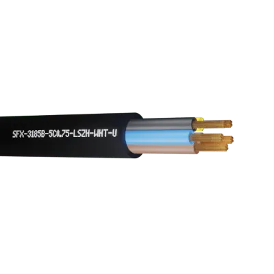 Read more on Securi-Flex SFX/3185B-5C-0.75-LSZH-BLK-U-100 | Power Cable Flexible 0.75mm 5 Core LSZH Black (100m)