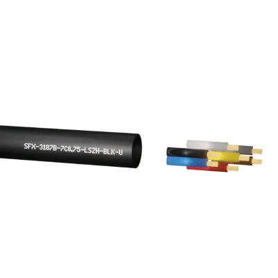 Securi-Flex SFX/3187B-7C-0.75-LSZH-BLK-U-100 | Power Cable Flexible 0.75mm 7 Core LSZH Black (100m)