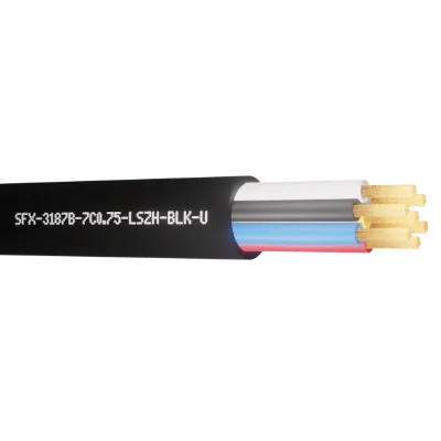 Read more on Securi-Flex SFX/3187B-7C-0.75-LSZH-BLK-U-100 | Power Cable Flexible 0.75mm 7 Core LSZH Black (100m)