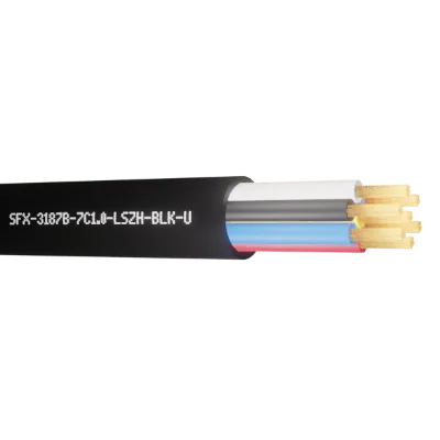 Read more on Securi-Flex SFX/3187B-7C-1.0-LSZH-BLK-U-100 | Power Cable Flexible 1.0mm 7 Core LSZH Black (100m)