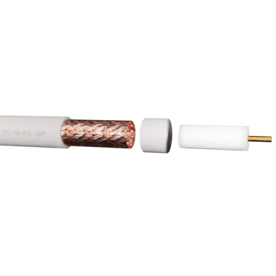 43677-2 Securi-Flex SFX/59-PVC-WHT-100 | RG59 Cable Coaxial CCA White PVC (100m)