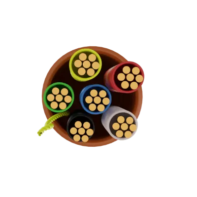 Securi-Flex SFX/6C-TY3-LSF-BRN-100 | Alarm Cable 6 Core Type 3 TCCA LSF Brown (100m)