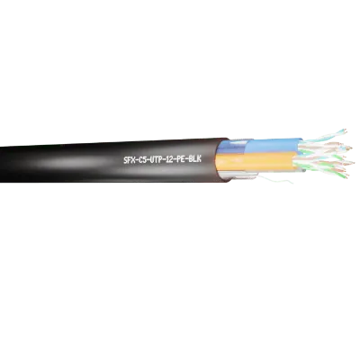 Read more on Securi-Flex SFX/C5-UTP-12-PE-BLK-1 | Data Cable Cat5e 12 Pairs UTP PE Black (1m)