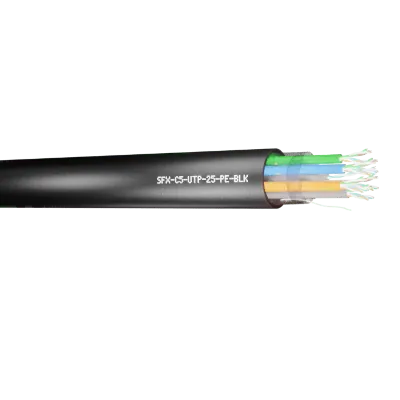 Read more on Securi-Flex SFX/C5-UTP-25-PE-BLK-1 | Data Cable Cat5e 25 Pairs UTP PE Black (1m)