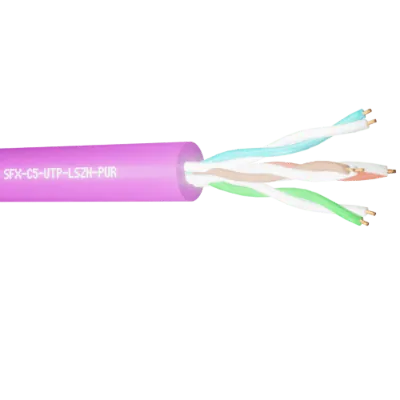 Read more on Securi-Flex SFX/C5-UTP-LSZH-PUR-305 | Data Cable Cat5e 4 Pairs UTP LSZH Purple (305m)