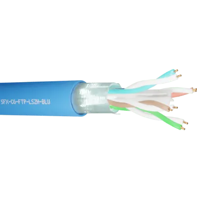 Read more on Securi-Flex SFX/C6-FTP-LSZH-BLU-305 | Data Cable Cat6 4 Pairs FTP LSZH Blue (305m)