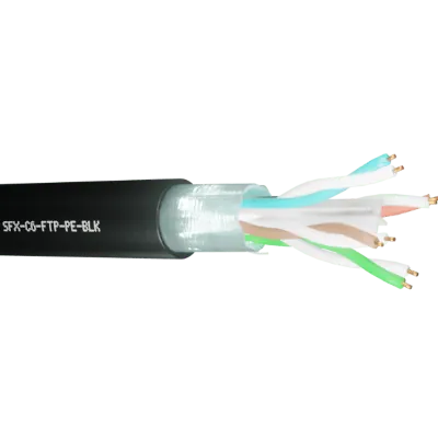 Read more on Securi-Flex SFX/C6-FTP-PE-BLK-305 | Data Cable Cat6 4 Pairs FTP PE Black (305m)
