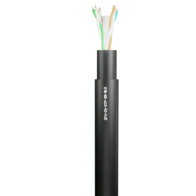 Securi-Flex SFX/C6-UTP-DB-BLK-1 | Data Cable Cat6 4 Pairs UTP HDPE Direct Burial Black (1m)