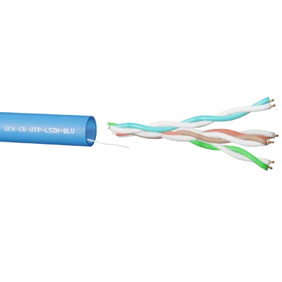 45138-2 Securi-Flex SFX/C6-UTP-LSZH-BLU-305 | Data Cable Cat6 4 Pairs UTP LSZH Blue (305m)