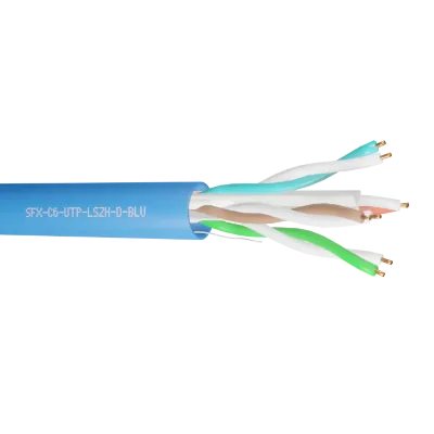 Read more on Securi-Flex SFX/C6-UTP-LSZH-D-BLU-305 | Data Cable Cat6 4 Pairs UTP Dca LSZH Blue (305m)