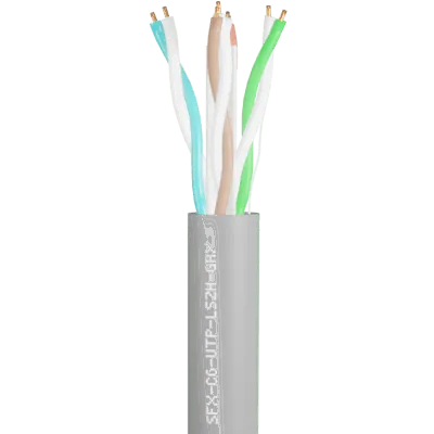 Securi-Flex SFX/C6-UTP-LSZH-GRY-305 | Data Cable Cat6 4 Pairs UTP LSZH Grey (305m)
