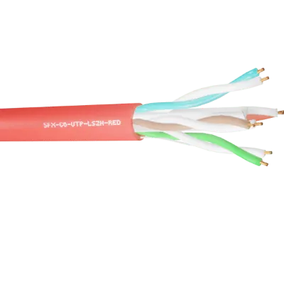 Read more on Securi-Flex SFX/C6-UTP-LSZH-RED-305 | Data Cable Cat6 4 Pairs UTP LSZH Red (305m)