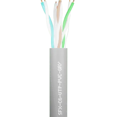 Securi-Flex SFX/C6-UTP-PVC-GRY-305 | Data Cable Cat6 4 Pairs UTP PVC Grey (305m)
