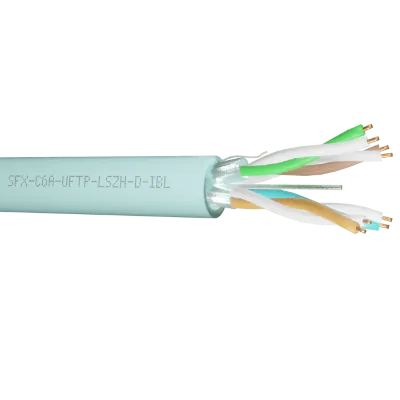 Read more on Securi-Flex SFX/C6A-UFTP-LSZH-D-IBL-305 | Data Cable Cat6A 4 Pairs U/FTP Dca LSZH Ice Blue (305m)