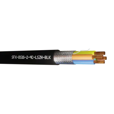 Read more on Securi-Flex SFX/DS-16-2-4C-LSZH-BLK-100 | Defence Standard Control Cable 16 x 0.2mm 4 Core TCWB Screened UV LSZH Black (100m)