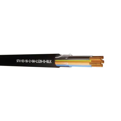 Read more on Securi-Flex SFX/DS-16-2-6A-LSZH-D-BLK-1 | Defence Standard Control Cable 16 x 0.2mm 6 Core Unscreened Dca UV LSZH Black (1m)
