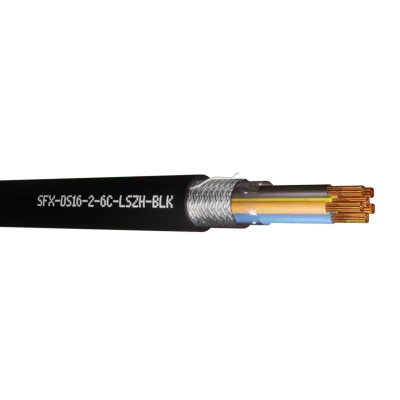 Read more on Securi-Flex SFX/DS-16-2-6C-LSZH-BLK-100 | Defence Standard Control Cable 16 x 0.2mm 6 Core TCWB Screened UV LSZH Black (100m)
