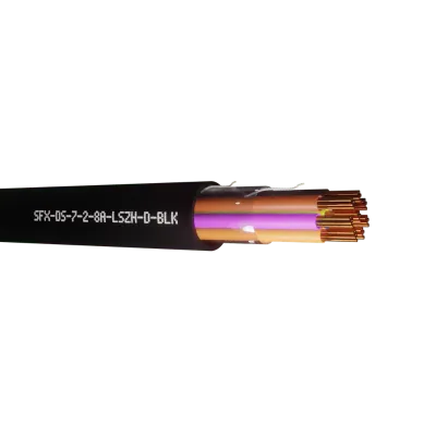 Read more on Securi-Flex SFX/DS-7-2-8A-LSZH-D-BLK-1 | Defence Standard Control Cable 7 x 0.2mm 8 Core Unscreened Dca UV LSZH Black (1m)
