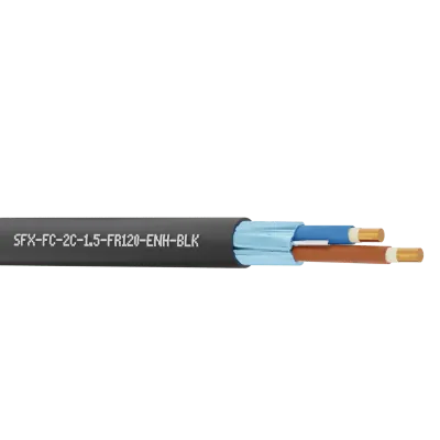 Read more on Securi-Flex SFX/FC-2C-1.5-FR120-ENH-BLK-100 | Fire Rated Cable 1.5mm 2 Core 300/500V Red Enhanced FLAME-FLEX 120 (100m)