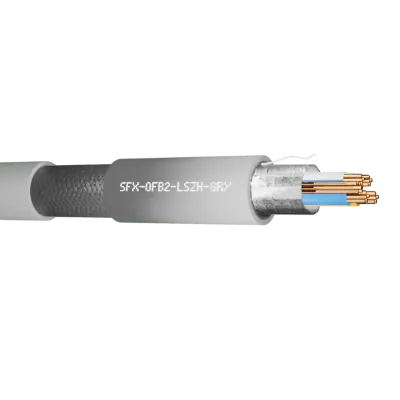 Read more on Securi-Flex SFX/OFB2-LSZH-GRY-1 | Belden Cable OFB2 2 Pairs 24AWG Overall Foil and Braid Screen 600V LSZH Grey 9842 (1m)