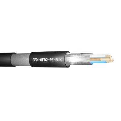 Read more on Securi-Flex SFX/OFB2-PE-BLK-1 | Belden Cable OFB2 2 Pair 24AWG Overall Foil and Braid Screen 600V PE Black 9842 (1m)