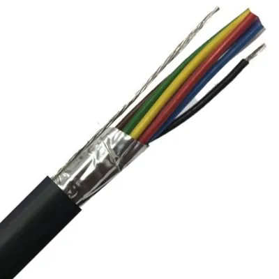 40051 Securi-Flex SFX/OSC10-PE-BLK-100 | OSC10 10 Core 24AWG Overall Foil Screen 600V Black PE Belden 9540 cable (100m)