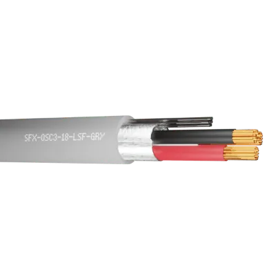 Read more on Securi-Flex SFX/OSC3-18-LSF-GRY-1 | Belden Cable OSC3-18 3 Core 18AWG Overall Foil Screen 600V LSF Grey 8770 (1m)