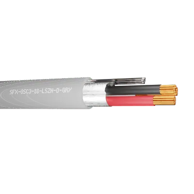 Read more on Securi-Flex SFX/OSC3-18-LSZH-D-GRY-1 | Belden Cable OSC3-18 3 Core 18AWG Overall Foil Screen 600V Dca LSZH Grey 8770 (1m)