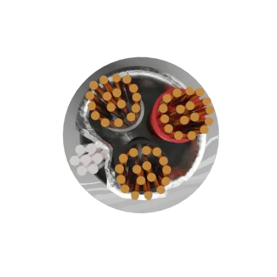 Securi-Flex SFX/OSC3-20-LSZH-D-GRY-1 | Belden Cable OSC3-20 3 Core 20AWG Overall Foil Screen 600V Dca LSZH Grey 8772 (1m)