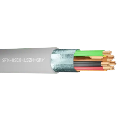 Read more on Securi-Flex SFX/OSC8-LSZH-GRY-100 | Belden Cable OSC8 8 Core 24AWG Overall Foil Screen 600V LSZH Grey 9538 (100m)