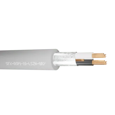 Read more on Securi-Flex SFX/OSP1-19-LSZH-GRY-100 | Belden Cable OSP1-19 1 Pair 16AWG Overall Foil Screen 600V LSZH Grey 8719 (100m)